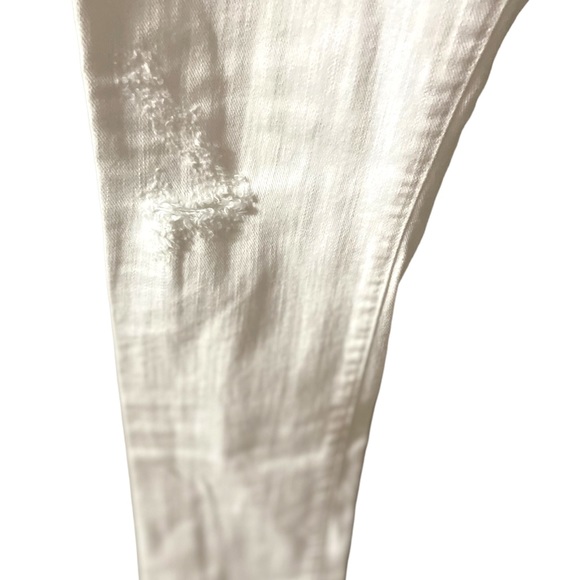 CoH White Distressed Straight Leg Jean - Sz 28 - Picture 6 of 12
